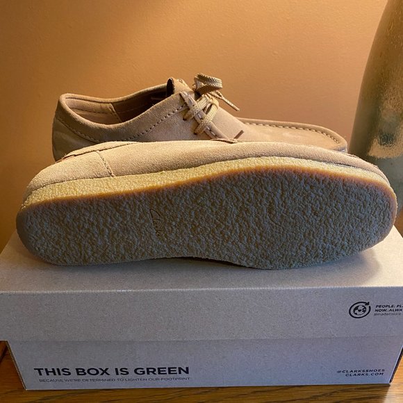 Clarks Shacre II Run - Dark Sand Suede - Size 10 - Picture 2 of 4